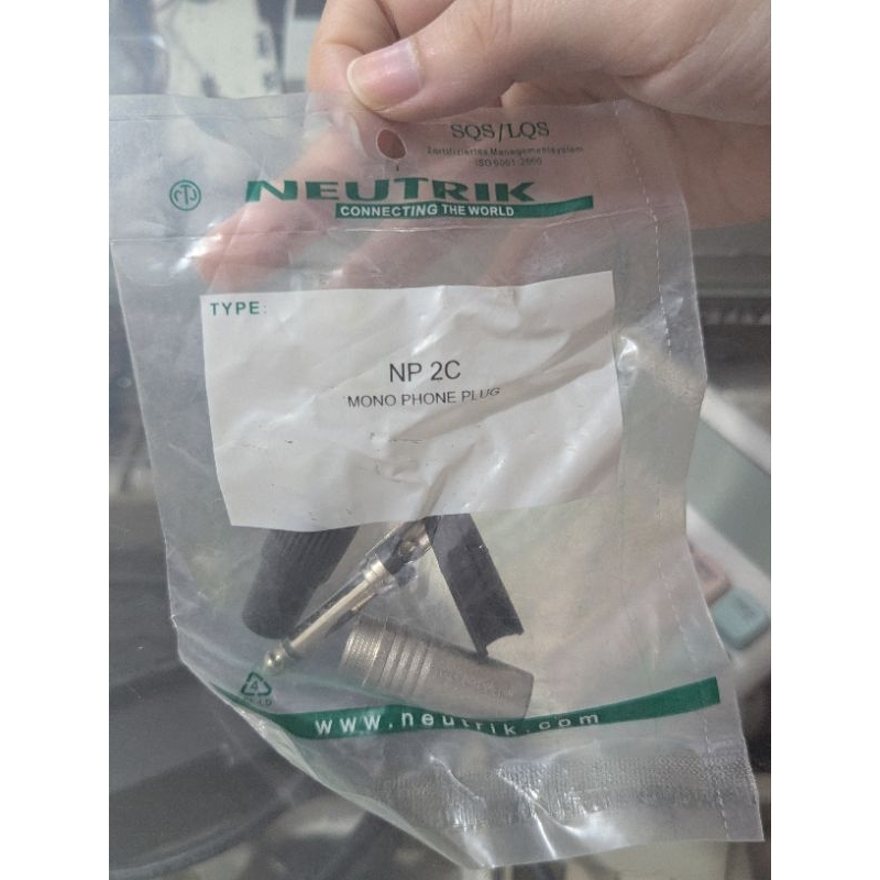 JACK AKAY AKAI TOA MONO NEUTRIK NP2C JACK TOA MONO NEUTRIK