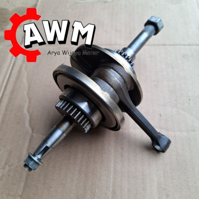 Kruk as stang seher piston bandul crankshaft beat fi scoopy fi spacy fi stater kasar cekrek original