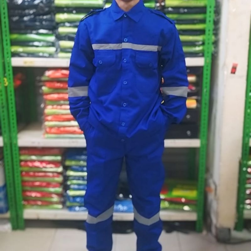 WEARPACK SAFETY BAHAN JAPAN DRILL/WEARPACK BAJU CELANA SAFETY BAHAN JAPAN DRILL