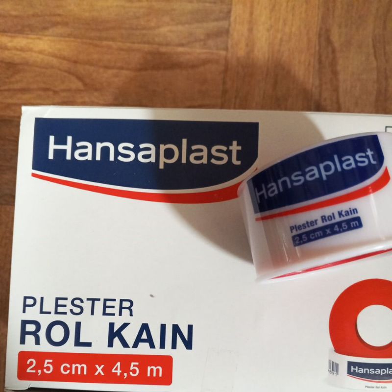 hansaplast plester roll kain 2.5cm x 4,5m jumbo -  3m