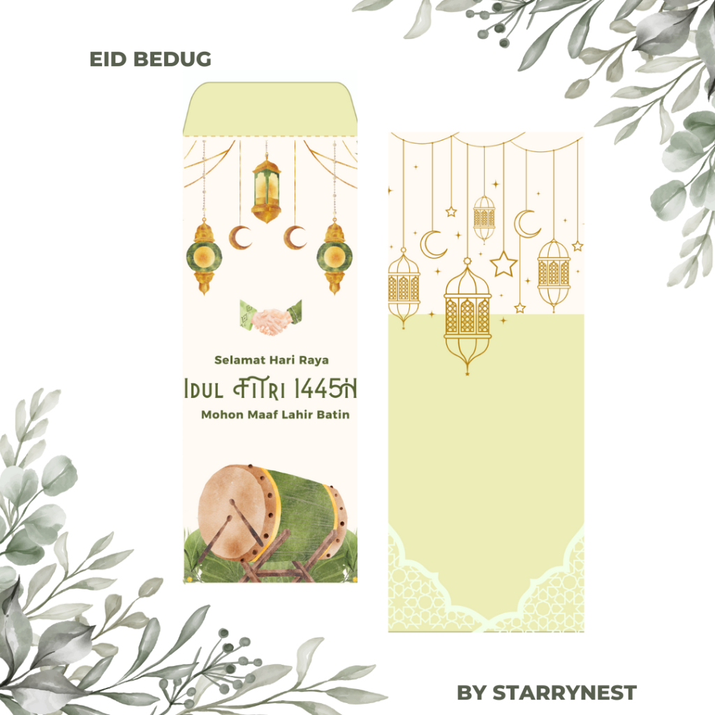 

Amplop Lebaran Idul Fitri Besar Premium Box isi 10pcs Angpao Motif 2025 Uang Tanpa Dilipat / Murah