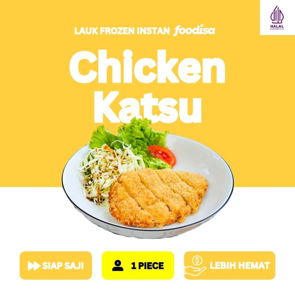 

Chicken Katsu - Foodisa Frozen Food Lauk Sayur Makanan Instan Praktis