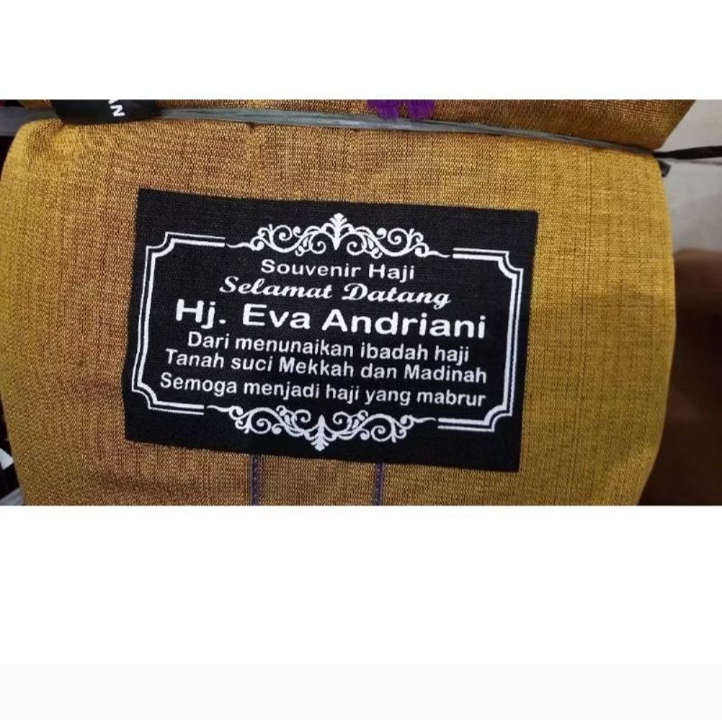 COD Jasa Sablon Sajadah Souvenir Haul Sablon Sajadah Turki