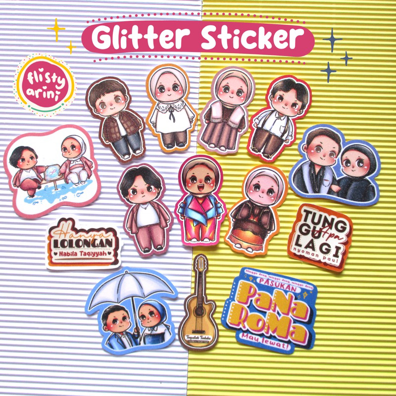 

Stiker Glitter Salma, Rony & Panaroma by Flistyarini