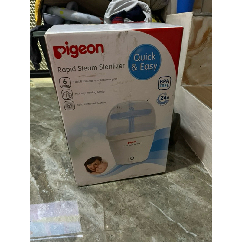 PIGEON Rapid Steam Sterilizer | Alat Steril Botol Susu Bayi