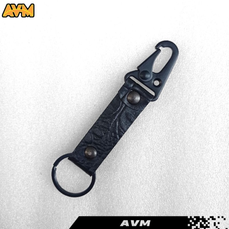 Keychan Gantungan Kunci Motor Mobil Kulit/Gantungan Kunci Kulit asli