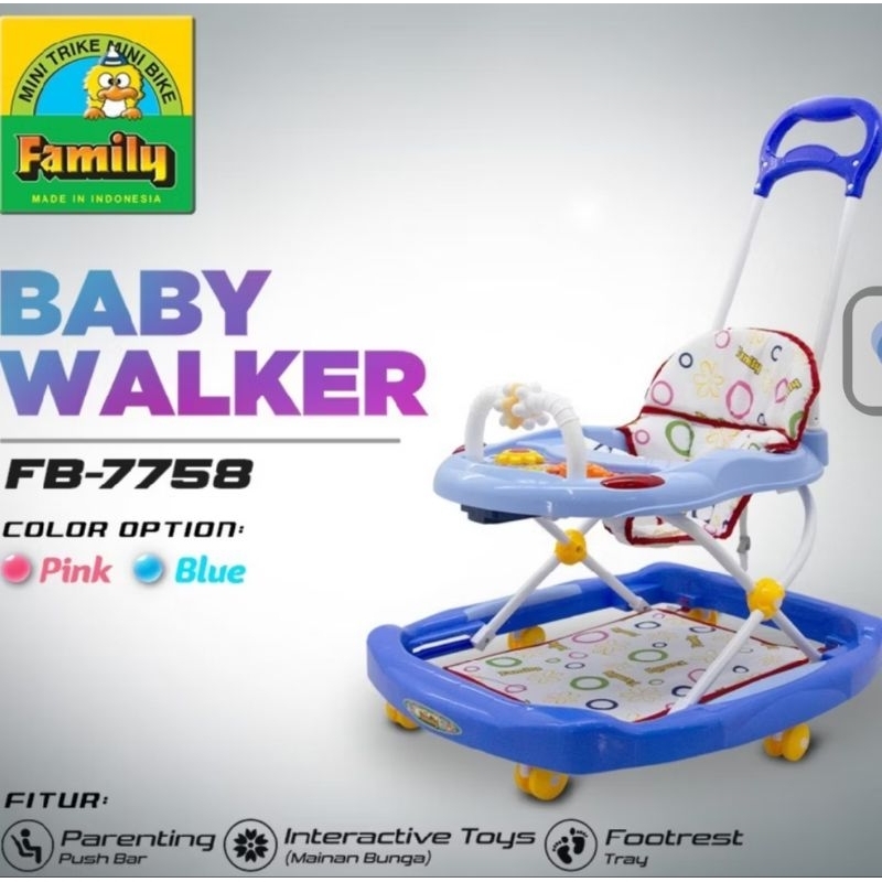 Family Baby walker FB 7758 ( ada musik )