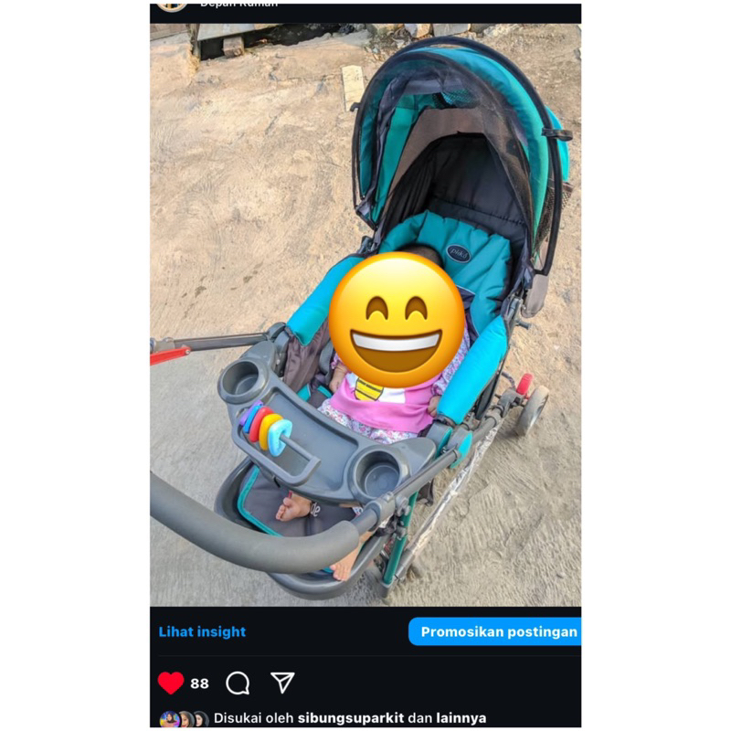 Preloved Stroller Pliko Grande