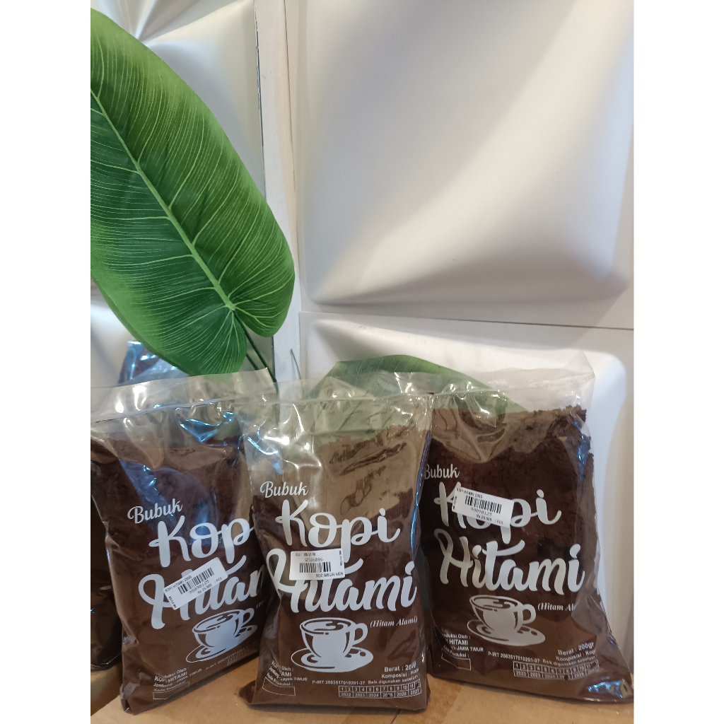 

KOPI HITAMI / KOPI BUBUK HITAM ALAMI 200 GRAM