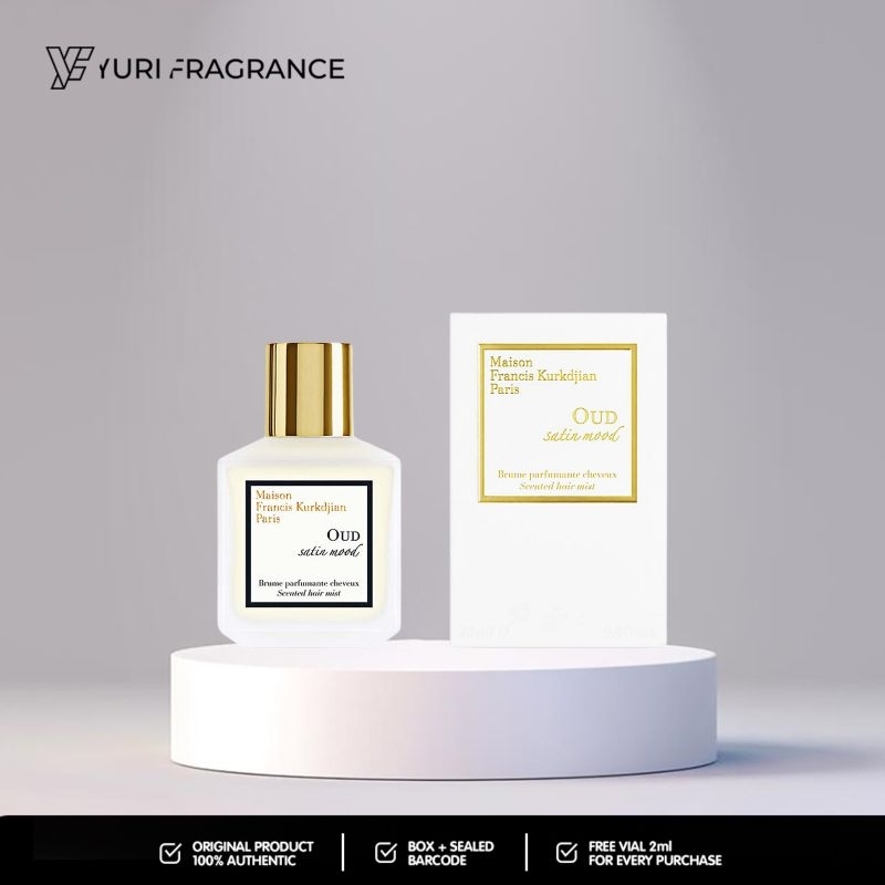 MFK Oud Satin Mood Hair Mist 70ml Original Box Segel Lengkap