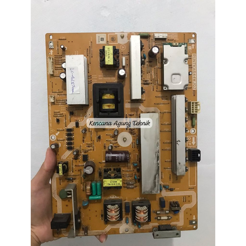 psu tv sharp LC-40LE700M LC40LE700M power supply regulator mesin board ps