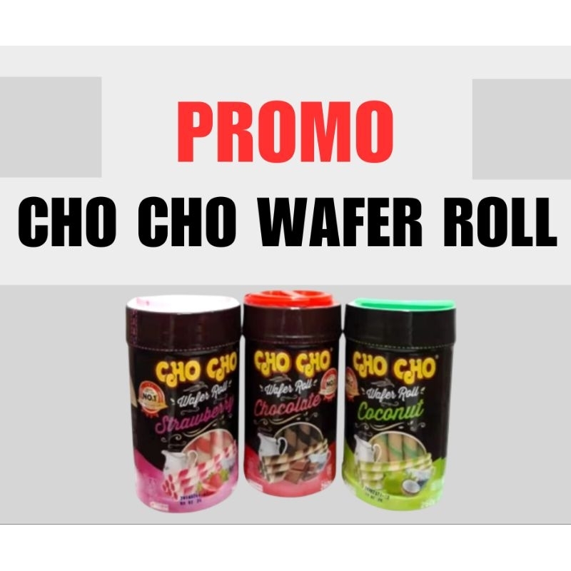 

PROMO Cho - Cho Wafer Roll 260gr Terbaru dan termurah