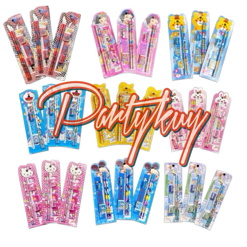 

Alat Tulis sekolah anak anak 5 in 1 pensil sekolah anak anak lucu stationary anak anak sekolah party kuy