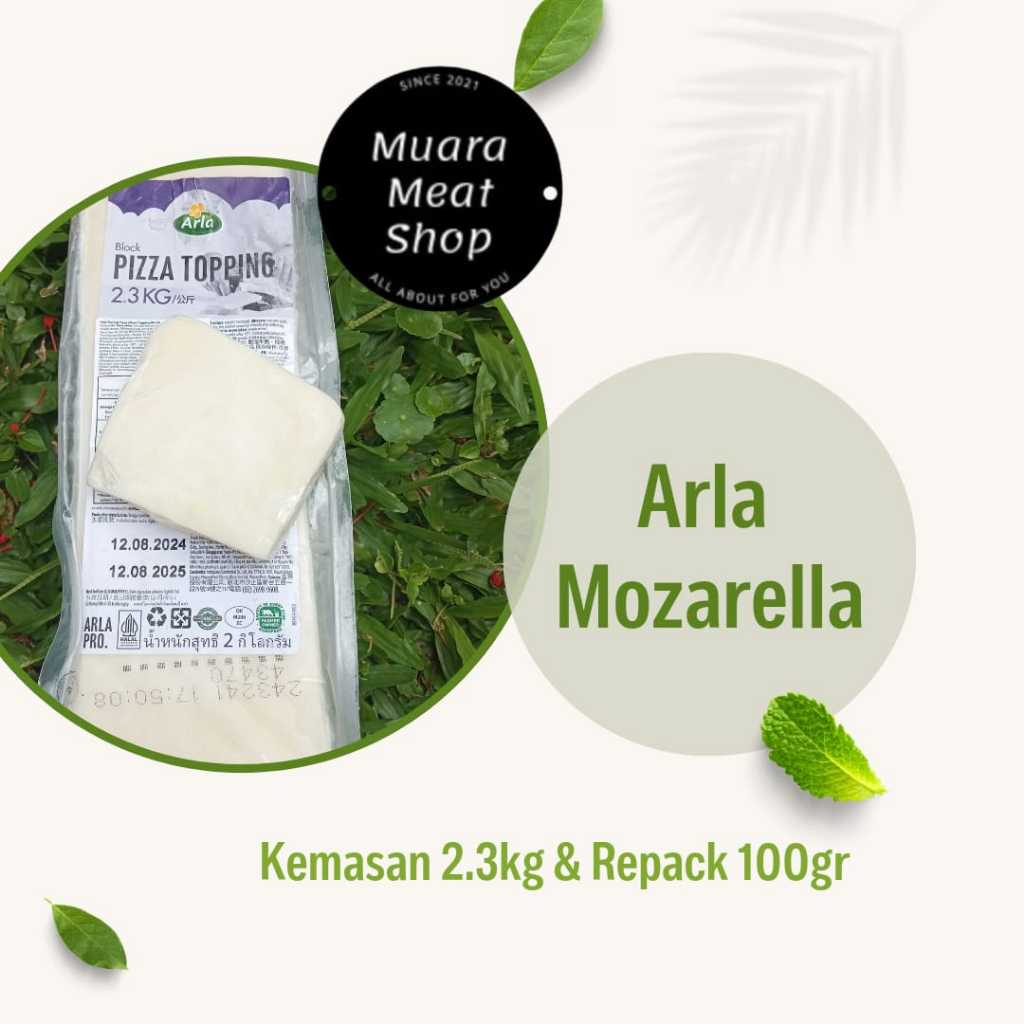 

Keju Mozarella Arla 100gr Repack Terlaris bandung