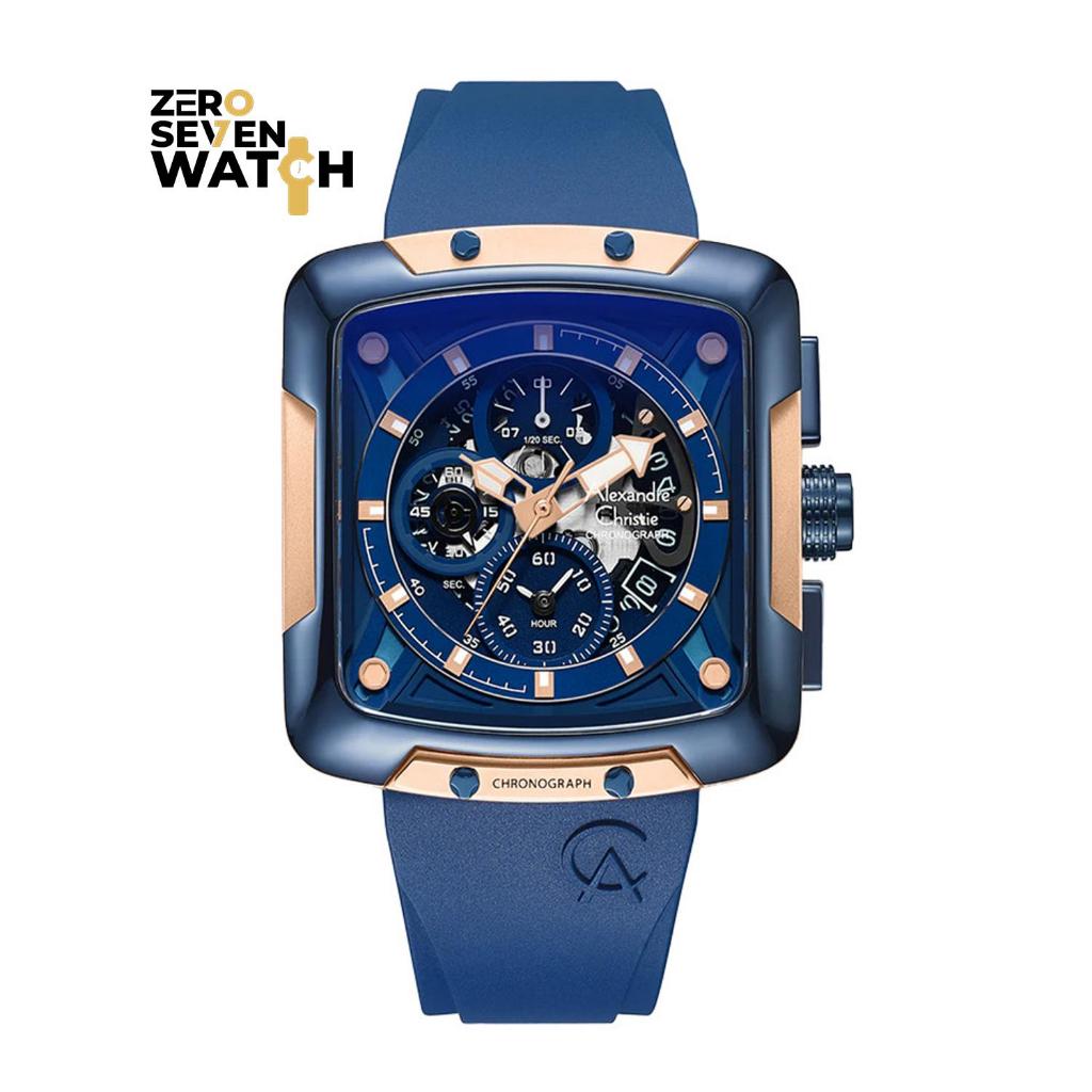 Jam Tangan Pria Alexandre Christie AC 3039 AC3039 Original Rubber