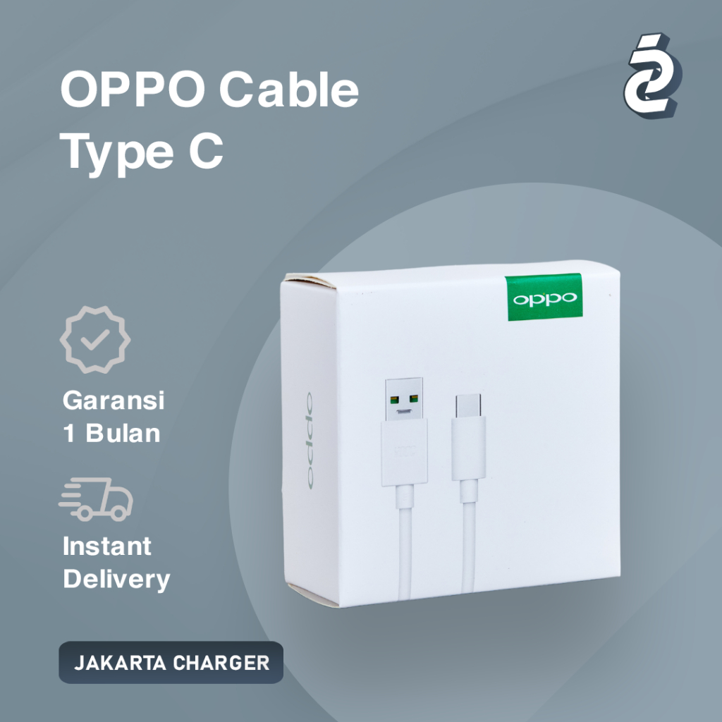 KABEL CHARGER OPPO SUPER VOOC TYPE C - OPPO SUPER VOOC TYPE C CABLE