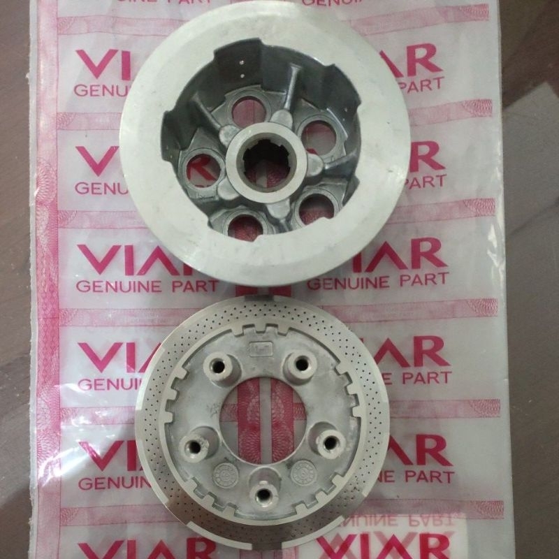 Rumah Kopling Viar Karya Roda3 kaki 5 untuk kampas kopling isi 7 VIAR GENUINE PART