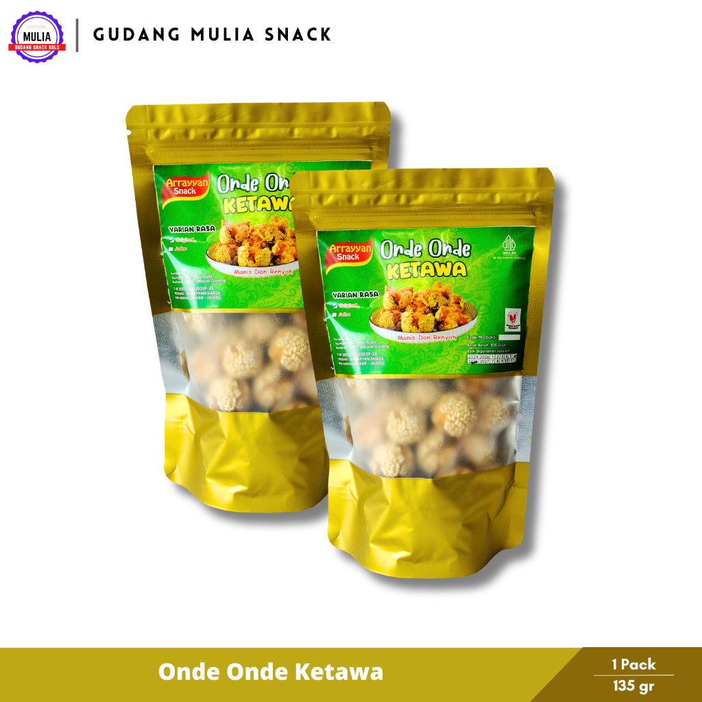

Onde Onde Ketawa 135 Gram