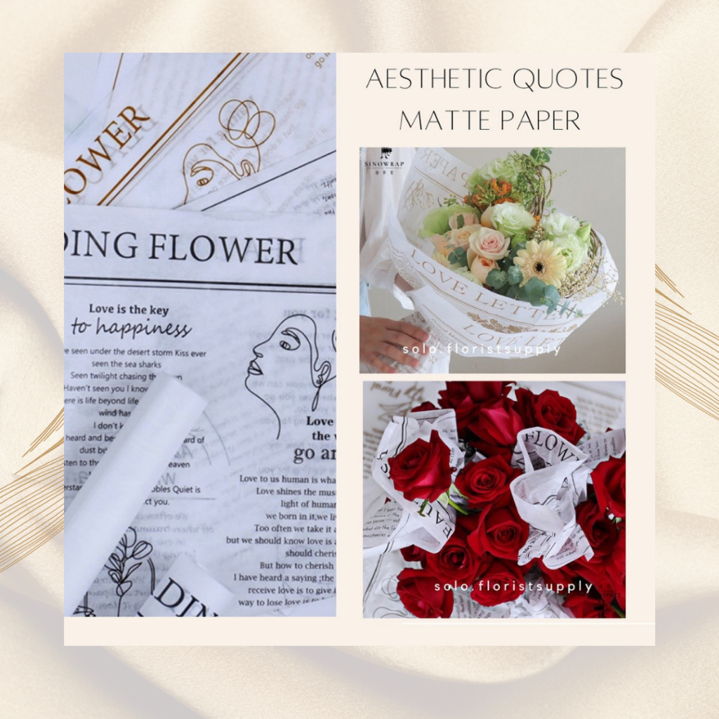 

ECER FLOWER WRAPPING AESTHETIC MATTE PAPER QUOTES NEWSPAPER CRAFT KRAFT kertas kado motif vintage magazine KORAN korea bunga flower Kertas Poster Props Foto Kinfolk Cover Magazine MAJALAH Fotografi PHOTOGRAPHY SCANDINAVIAN PEMBUNGKUS BUKET BOUQUET FLOWER