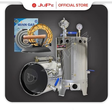 Setrika Uap Gas Laundry 5 Liter Besi 1 Setrika (Komplit)