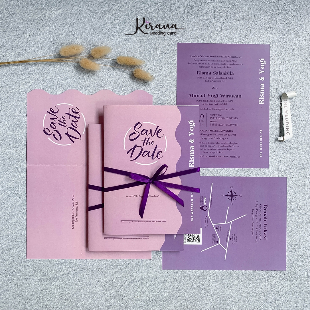 Undangan Pernikahan | Undangan Custom | Undangan Soft Cover | Undangan Unik | Undangan Pita