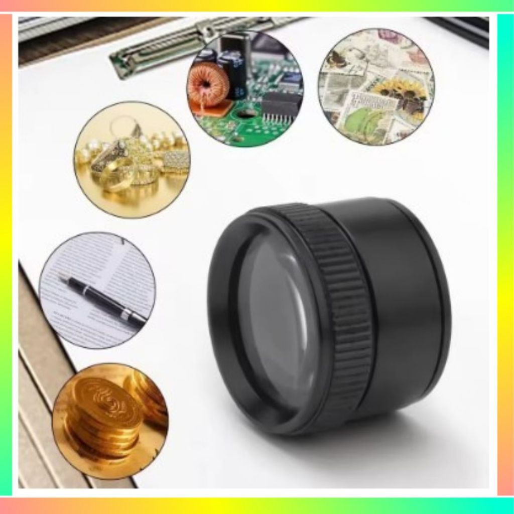 

Kaca Pembesar 30x AB86 / Lup Lensa Magnifier Handheld / Perhiasan Komponen Membaca / Loupe / Kaca Pembesar 30 x 36/Lensa