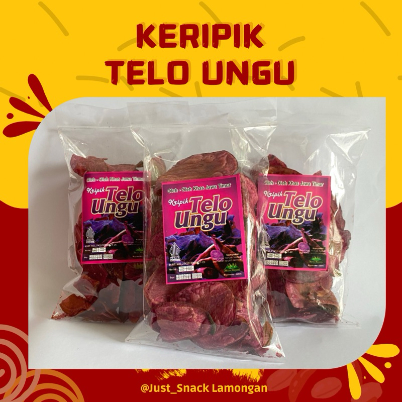 

Camilan Keripik Telo Ungu