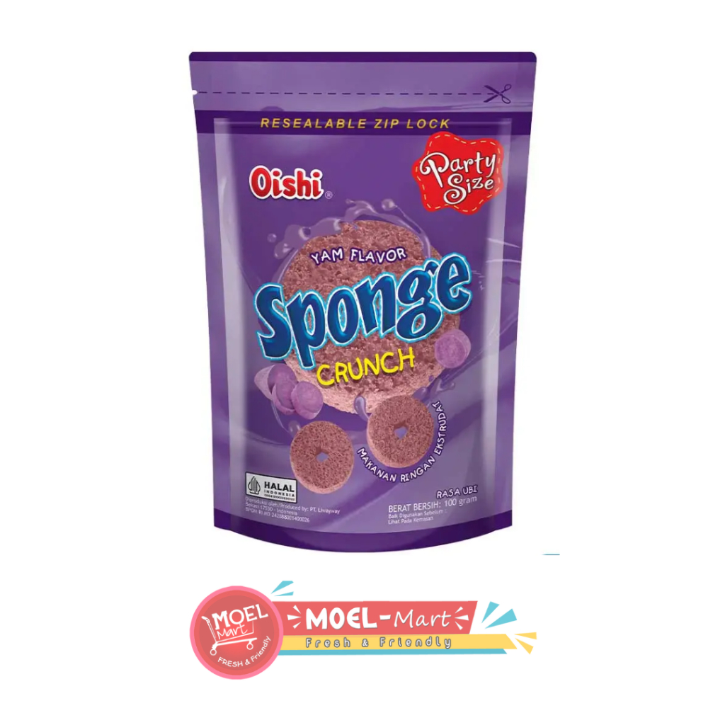 

OISHI SPONGE CRUNCH UBI 100GR