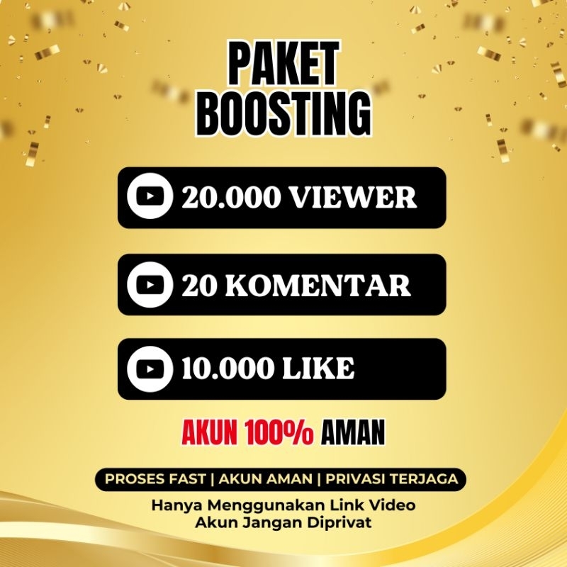 Views Youtube Bonus Like Youtube Permanen Garansi Fast Proses