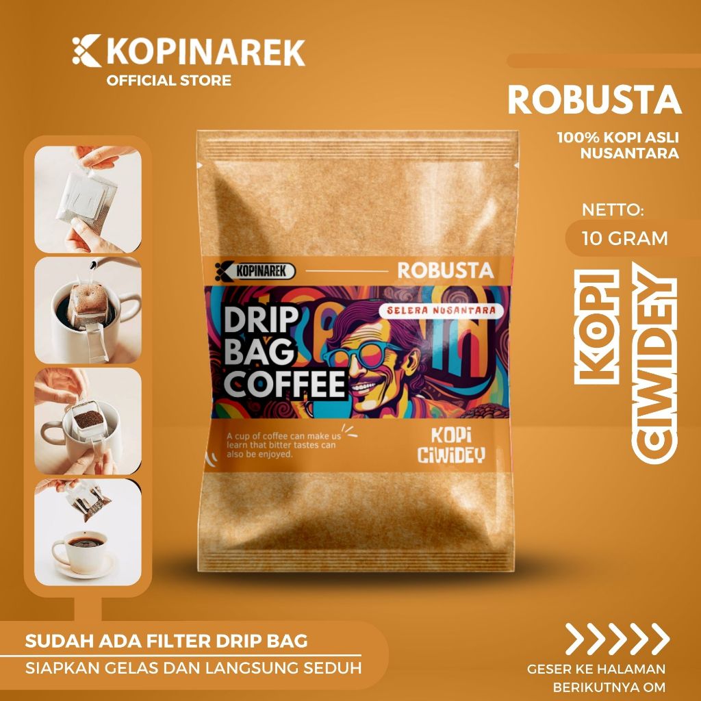 

Kopi Dripbag Coffee Sachet Robusta Ciwidey Premium Original Drip Bag Instan Asli Bubuk Hitam Saset Tubruk Murah Enak Nusantara Hadiah Souvenir Pernikahan Ulang Tahun Graduation Unik