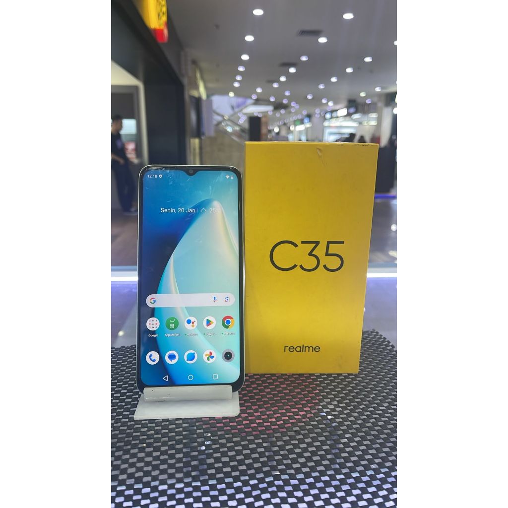 REALME C35 4/64GB SECOND SEKEN BEKAS RAM 4 INTERNAL 64