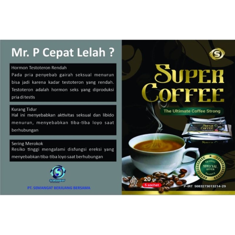

Super Coffee – Kopi Instan Premium untuk Energi & Kesehatan Maksimal