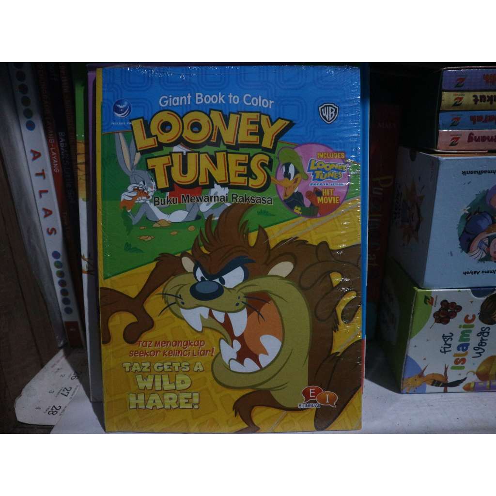 Looney Tunes Giant Book To Color Loony Tunes: Buku Mewarnai Raksasa