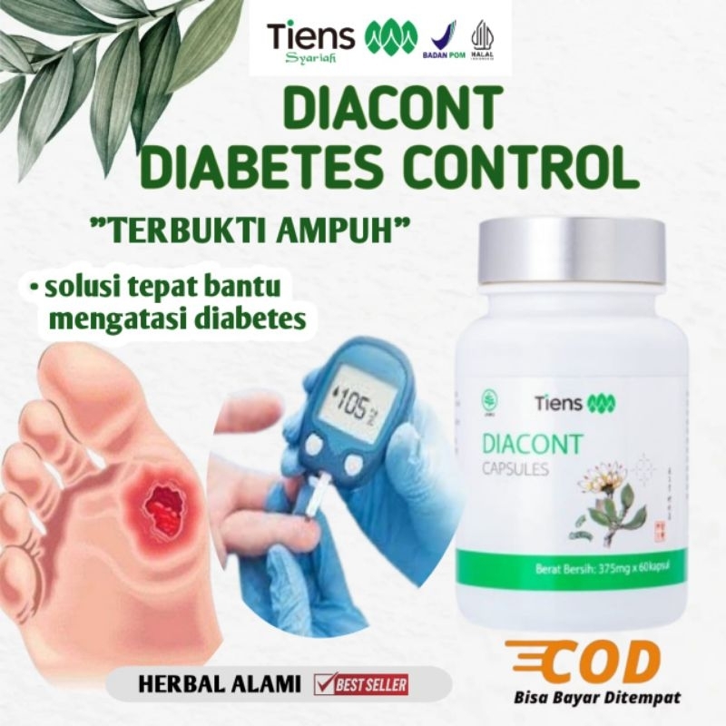 Kapsul Labu Cina Untuk Diabetes || Diacont Tiens || Kapsul diacont original 100%Kapsul Labu Cina Unt