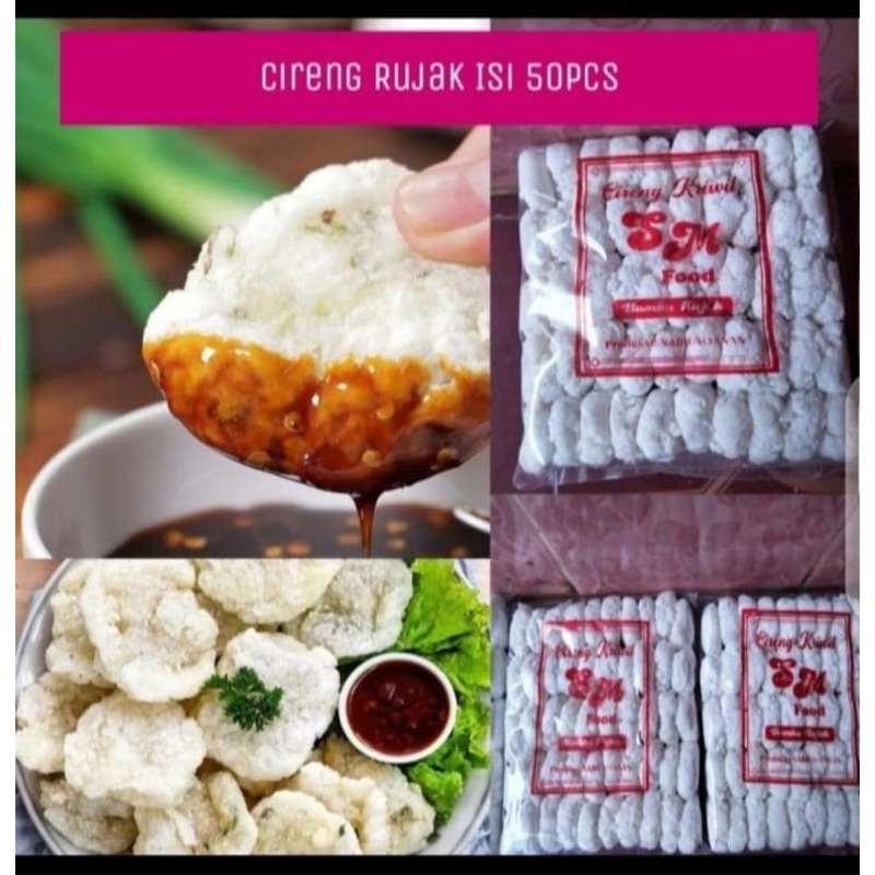 

Cireng rujak isi 50 pcs