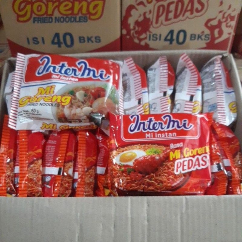 

INTERMIE GORENG DAN PEDAS MIX 40PC