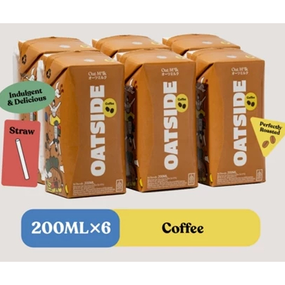 

OATSIDE Mini Straw Oat Milk Coffee 200ml (6pcs)