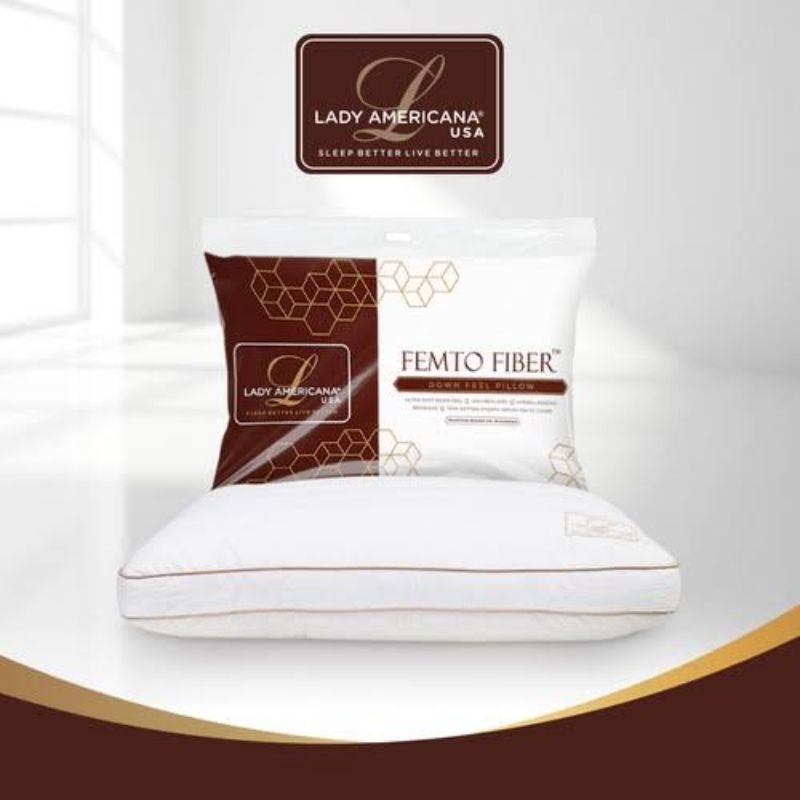 LADY AMERICANA BANTAL KEPALA FEMTO FIBER
