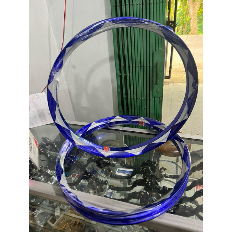 ring Akront morad motif matahari blue r-17 UK 140/140 Original Thaialnd