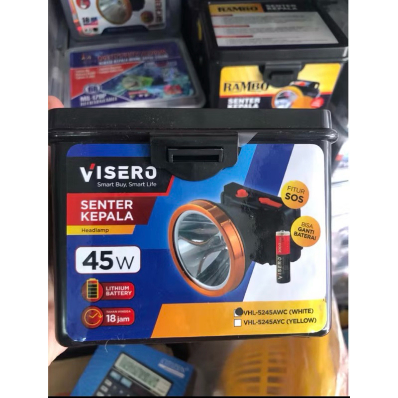 Senter Kepala Charge Visero 45W VHL-5245AWC