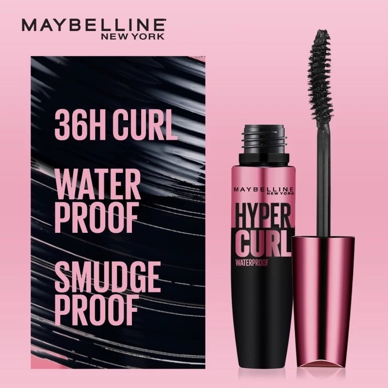 MAYBELLINE HYPER CURL MASCARA ORIGINAL 100% || maybelline volume express waterprooff mascara || masc