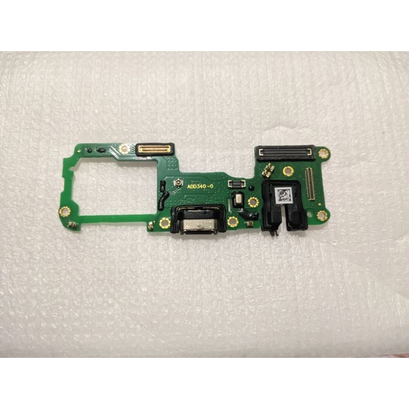 KONEKTOR CAS  PAPAN CAS CHARGER PCB BAWAH OPPO RENO 4F ORIGINAL COPOTAN