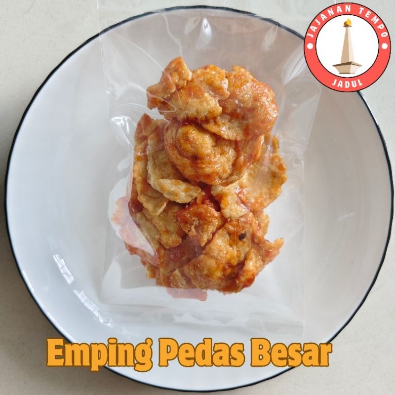 

(Ready Stock) Emping Pedas Besar 65 gram Snack Cemilan Jajajan Jadul