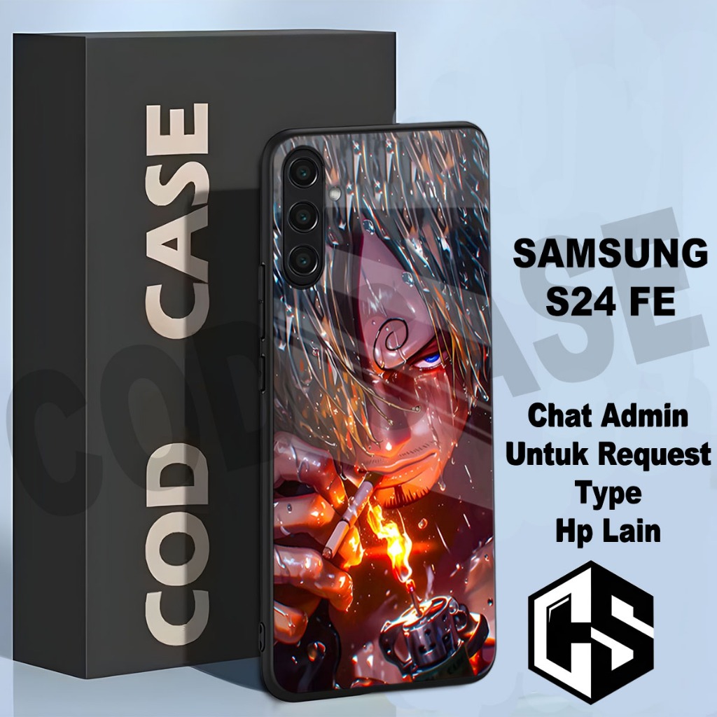 (COD 89) Softcase glossy kilau untuk type Hp SAMSUNG S24 FE / Motif Anime/case samsung s24 fe/casing