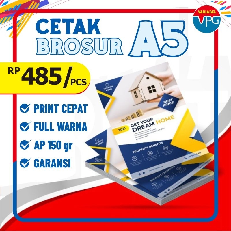 

CETAK BROSUR A5 [] PRINT BROSUR / FLYER A5 TERMURAH