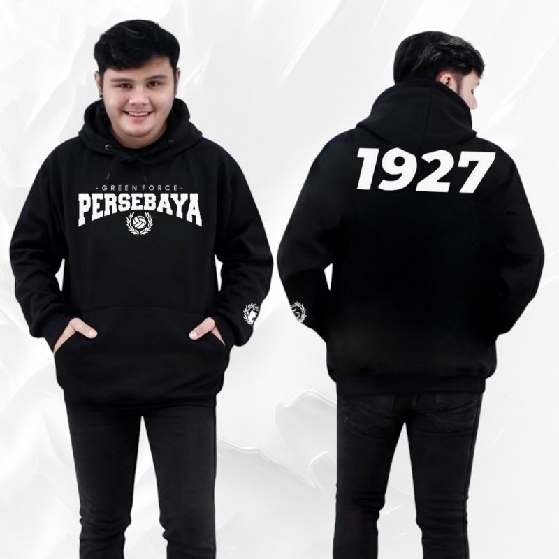 JAKET  hoodie persebaya bonek 1927 green force