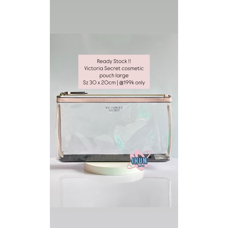 victoria secret cosmetic pouch large