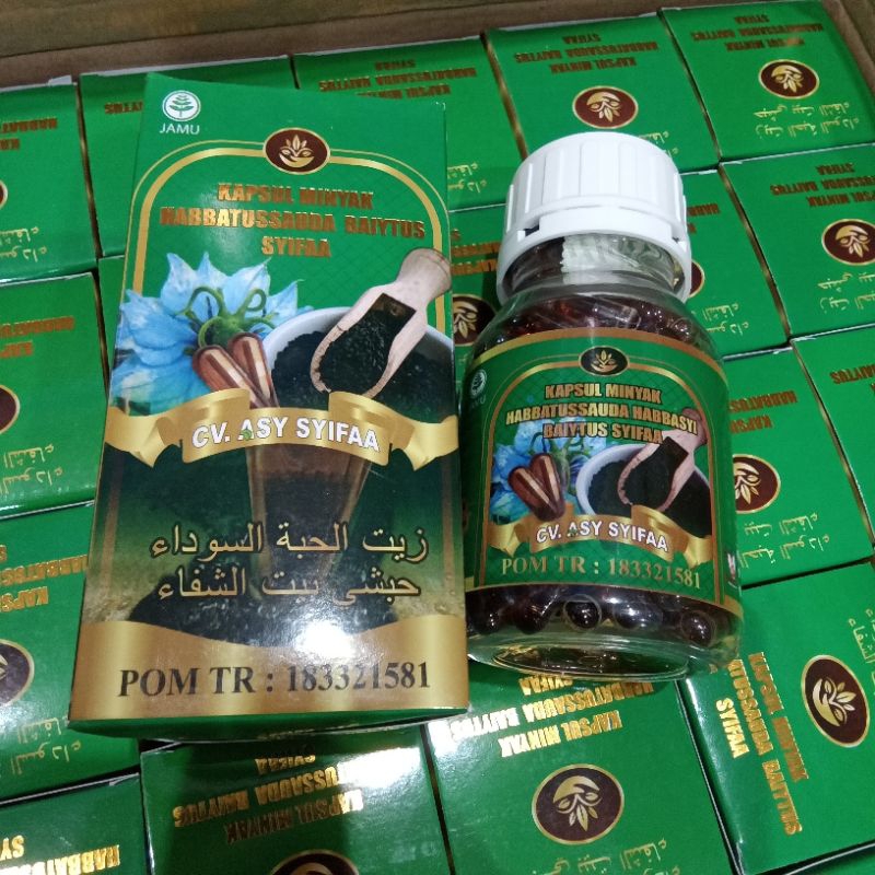 Kapsul Minyak Habbatussauda BAIYTUS SFIFAA 200kpsl POM TR kapsul jinten hitam Afrika