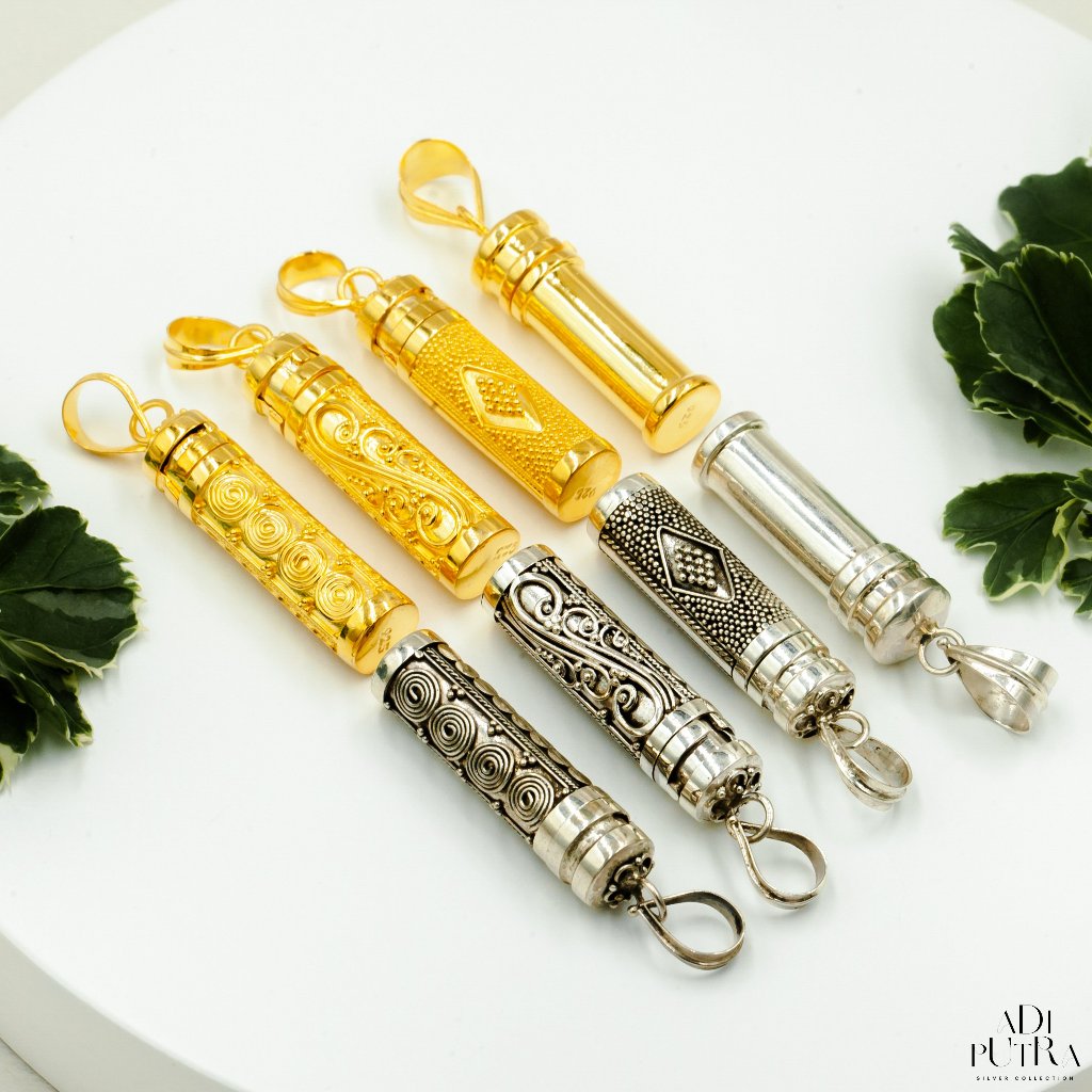 Badong Liontin Bayi 3 Bulan Perak 925 (Model Parfum) // Kalung Bayi Perak 925 // Liontin Bayi Perak 