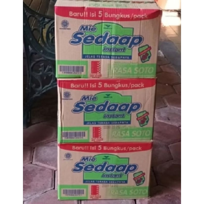 

SEDAAP SOTO PACK 5'S 1 KARTON